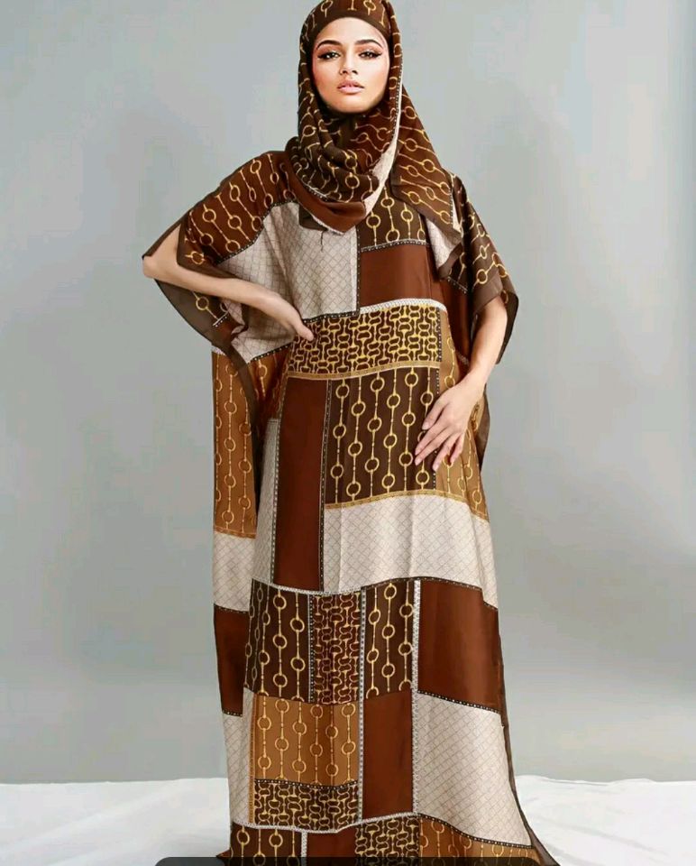 Short sleeve Afro kaftan dress - Bob Adams Omec Online Smart Shop